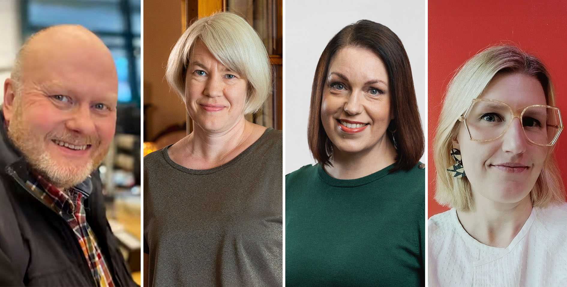 Timo Kukko, Silja Lehtonen, Heidi Rytky ja Johanna Rassi